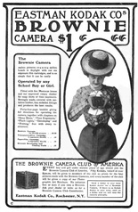 An advertisement for the Kodak Brownies - an affordable camera for everyone